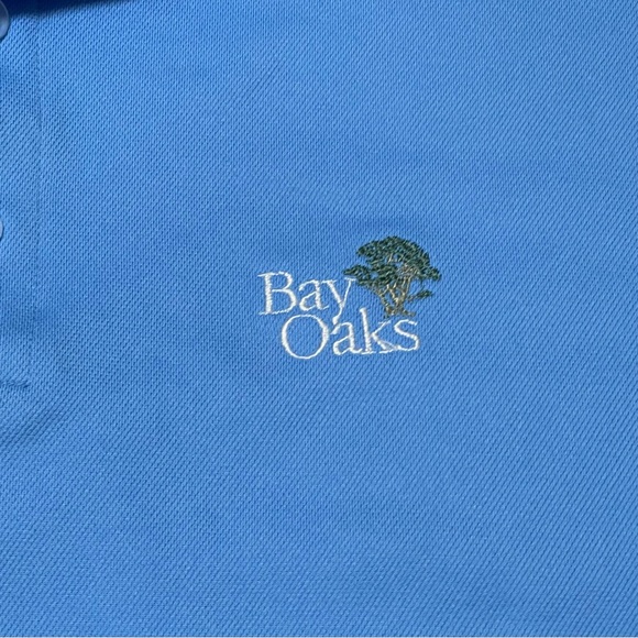 Nike Golf Men’s Short Sleeve Blue Polo Shirt Bay Oaks Country Club Size XXL - Picture 4 of 11